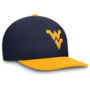 West Virginia Nike Pro Dri-Fit Wool Flat Brim Snapback Cap